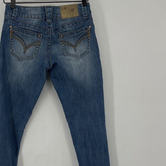 Jolt Skinny Jeans - Classic Blue Wash - Picture 11 of 14